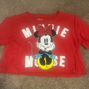 minnie mouse crop top